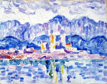 Reproductions of Paul Signac paintings, Gray Weather, Antibes Reproductions of Paul Signac paintings, Gray Weather, Antibes